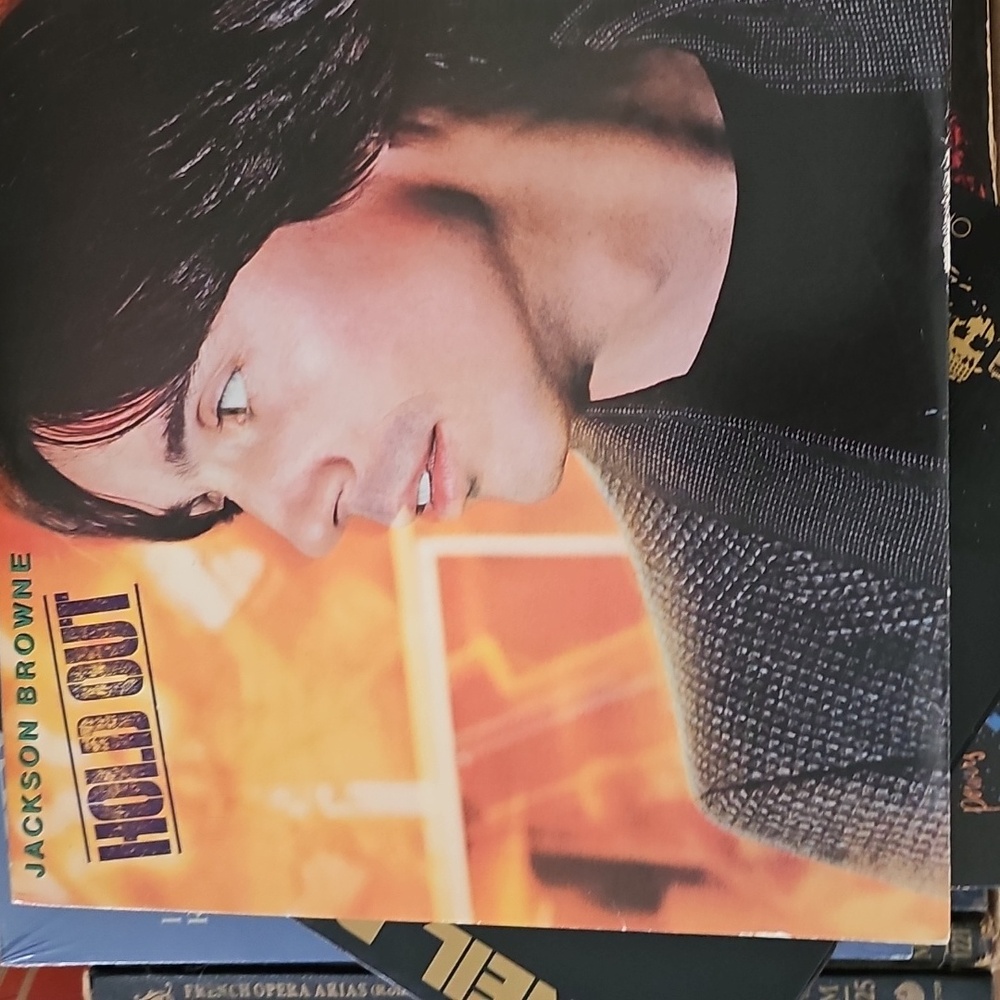 Donated Jackson Browne 'Hold Out' Vinyl Record